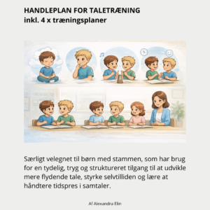 GRATIS _ Handleplan & træningsplaner til taletræning